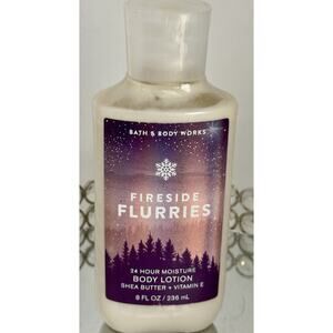 Bath & Body Works Fireside Flurries Body Lotion 8 oz Shea Butter & Vitamin E
